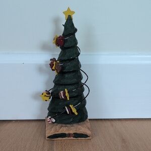 Festive Green Holiday Tree Decoration